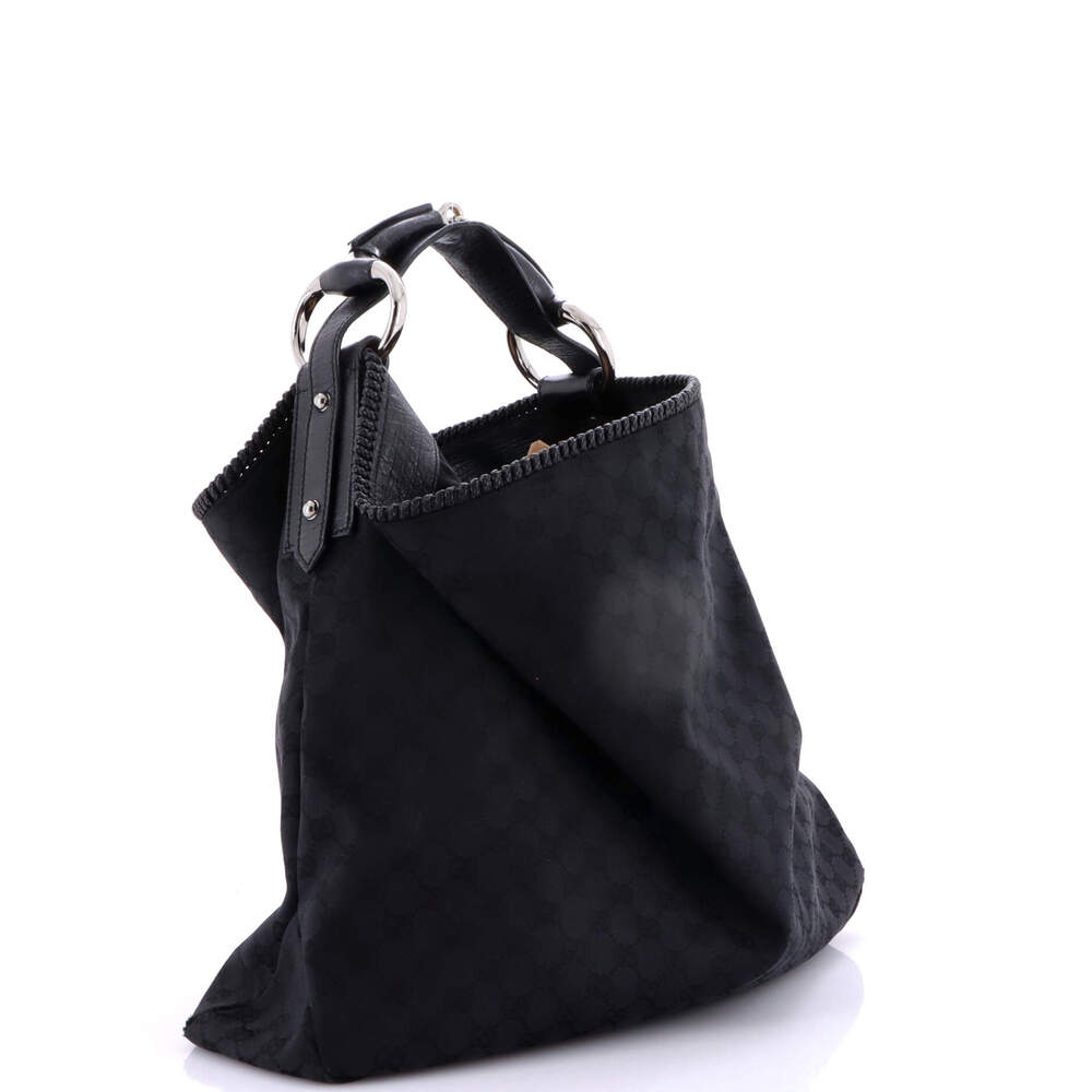 Gucci Horsebit Hobo Gg Canvas Large #264143G12B - Picture 2 of 8